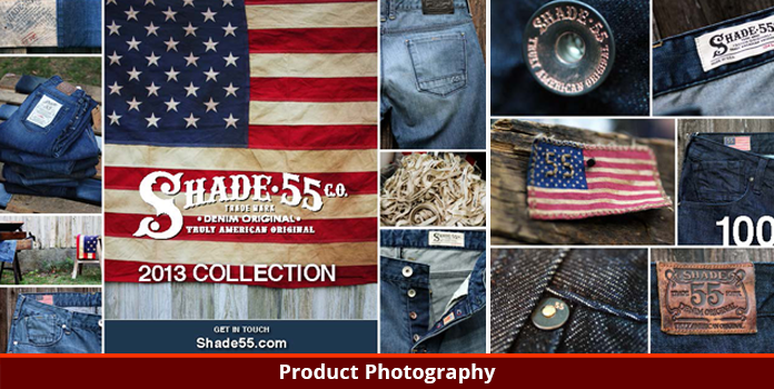Shade 55 Denim - Product Photography - Los Angeles, CA