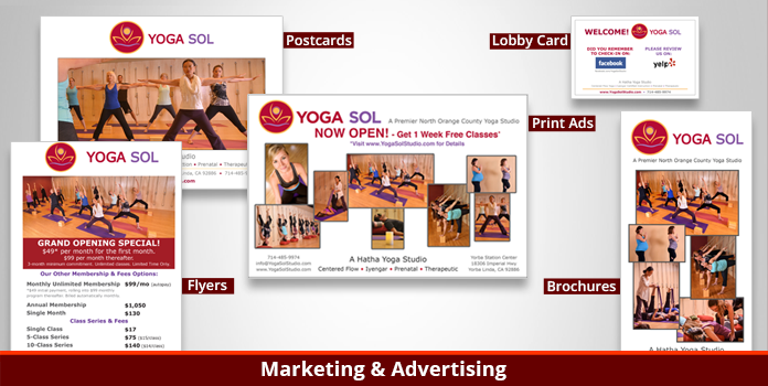 Yoga Sol Studio - Marketing and Advertising - Orange County, CA