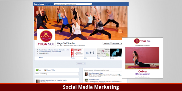 Yoga Sol Studio - Social Media Marketing - Orange County, CA