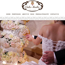Cake Studio LA - Wedding Cakes Marketing & Website Design