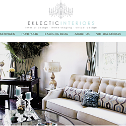 Eklectic Interiors - Website Design & Marketing for Interior Designer