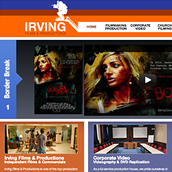 Irving Films - Film Production Company Website & Entertainment Marketing